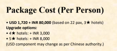 Package Price Image